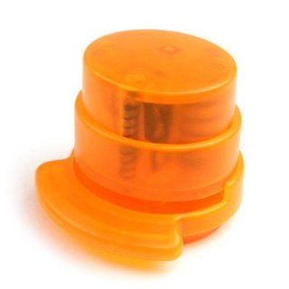 Environmental Friendly Staple less Stapler   Orange Color  Desk Staplers 