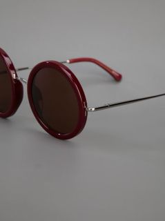 The Row For Linda Farrow Gallery 'signature' Round Sunglasses