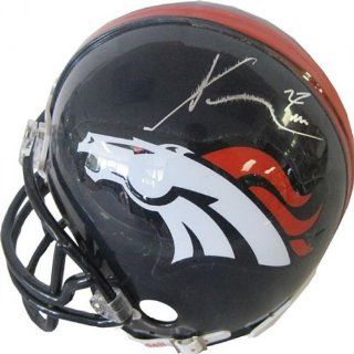 Knowshon Moreno Autographed / Signed Denver Broncos Mini Helmet at 's Sports Collectibles Store
