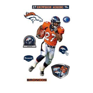 Knowshon Moreno Denver Broncos Wall Decal  Sports Fan Wall Banners  Sports & Outdoors