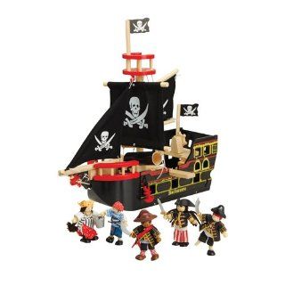Let's Set Sail Pirate Ship Playset w/ turning wheel Toys & Games