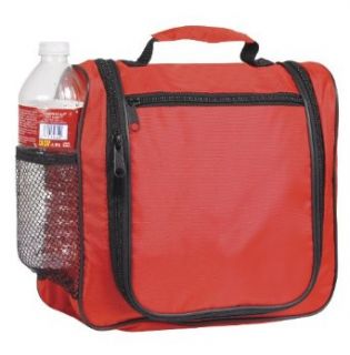 Multi Pocket Hanging Toiletry Cosmetics Travel Bag, Red by Bags for Less Clothing