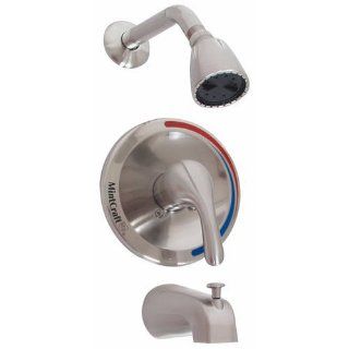 Mintcraft Signature 31723np Tub and Shower Faucets Single Handle Washerless Satin Nickel   Bathtub And Showerhead Faucet Systems  