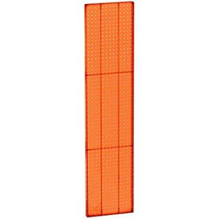 60(H) x 13 1/2(W) Pegboard 1 Sided Wall Panel, Translucent Orange