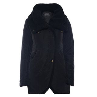 Jumpo London Black neck fleece contrast jacket
