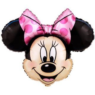 Lets Party By Party Destination Disney Minnie Mouse Head 28" Jumbo Foil Balloon Toys & Games
