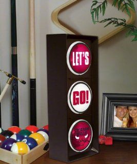 NBA Chicago Bulls Let's Go Light  Table Lamps  Sports & Outdoors