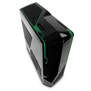 Nzxt Technologies Phantom with Green Trim (Green LED) Enthusiast Full Tower Case   Phan 002Gr (Black) Electronics