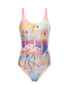 The Bahamas Flamingo print swimsuit  We Are Handsome  MATCHE