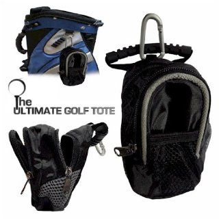 Golf Storage Bag with Deep Pouch & Carabiner (Multiple Pockets)  Golf Bag Accessories  Sports & Outdoors