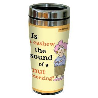 Tree Free Greetings sg23866 Hilarious Aunty Acid "Cashew" by The Backland Studio Ltd. 16 Oz Sip 'N Go Stainless Steel Lined Tumbler Kitchen & Dining