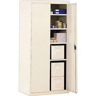Sandusky Deluxe Steel Welded Storage Cabinet, 72H x 36W x 18D, Putty  Make More Happen at