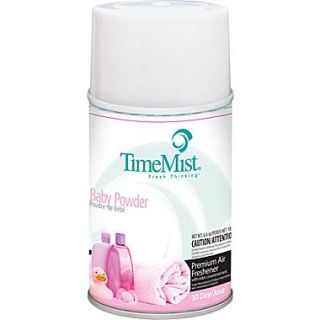 TimeMist Metered Fragrance Dispenser Refill, Baby Powder, 6.6 oz. Aerosol Can  Make More Happen at