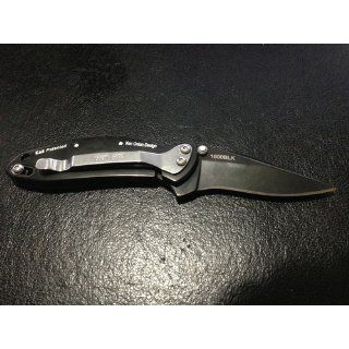 Kershaw 1600BLK Ken Onion Black Chive Pocket Knife with SpeedSafe  Folding Camping Knives  Sports & Outdoors