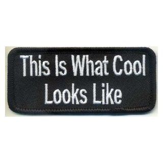 This Is What Cool Looks Like Funny Embroidered Fun MC CLub Biker Patch PAT 2665 