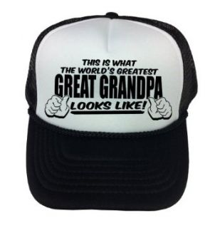 This Is What The World's Greatest Great Grandpa Looks Like Father's Day Hat at  Mens Clothing store Great Grandpa Gifts