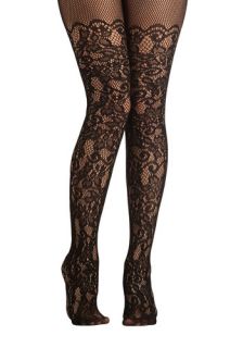 Intricately Exquisite Tights  Mod Retro Vintage Tights