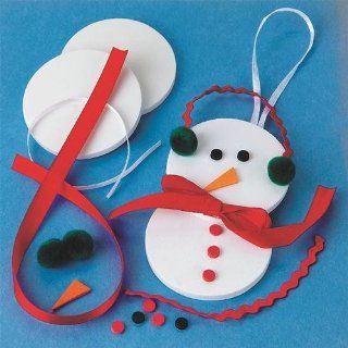 Snowman Ornament Craft Kit (Makes 12) Toys & Games
