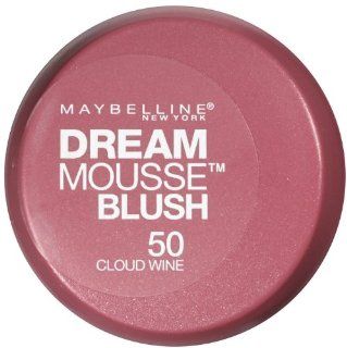 Maybelline New York Dream Mousse Blush, 50 Cloud Wine, 0.2 Ounce  Face Blushes  Beauty