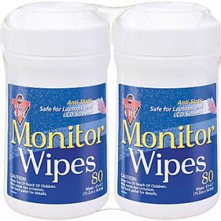 Dust Off Monitor Wipes, 2/Pack  Make More Happen at