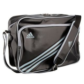 adidas Adidas Black diagonal stripe retro style bag