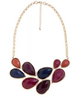 Red Jewel Collar Necklace