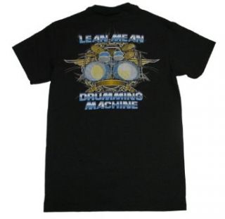 Lean Mean Druming Machine Drummers T Shirt Clothing