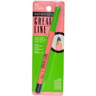 Great Line Eyeliner 300, Navy Blue by Maybelline, 0.035 Ounce  Eye Liners  Beauty