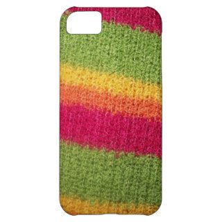 Horizontal Rainbow Knit iPhone 5C Cases