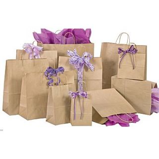 Natural Kraft Paper Shopping Bags  Make More Happen at