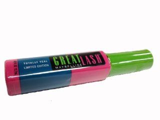 Maybelline Great Lash Limited Edition Totally Teal Mascara  Maballine Great Lash Limited Edition Teal Blue  Beauty