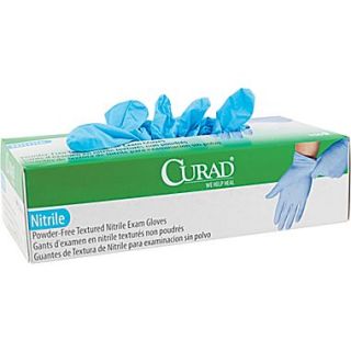 Curad Nitrile Exam Gloves, Small, Blue, 100/Box  Make More Happen at