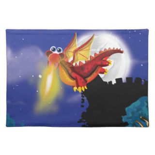 Fire Breathing Dragon Placemat