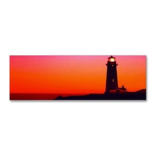 LIGHTHOUSE BOOKMARK BUSINESS CARD TEMPLATE