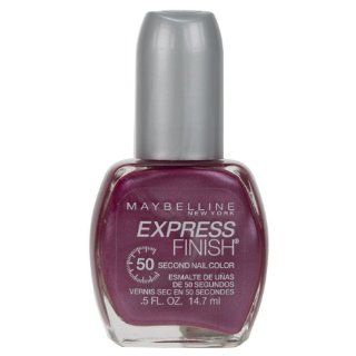 Maybelline New York Express Finish 50 Second Nail Color, Base and Top Coat 10, 0.5 Fluid Ounce  Nail Polish  Beauty