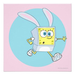 SpongeBob Bunny Personalized Invite