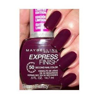 Maybelline Express Finish Nail Polish Berry Fancy Health & Personal Care