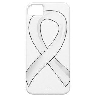 Lung Cancer Pearl Ribbon 3 iPhone 5 Covers