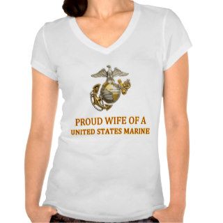 Proud Marine Wife Tshirt
