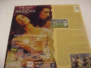 Laserdisc The Last of the Mohicans Daniel Day Lewis, Widescreen Madeline Stowe Wes Studi Jodhi May Madeleine Stowe, ussell Means, Eric Schweig, Johdi May, Steven Waddington, Wes Studi, Maurice Roeves, Patrice Chereau, Colm Meaney, Peter Postlethwaite Dani