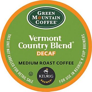 Keurig K Cup Green Mountain Vermont Country Blend Decaf Coffee, Decaffeinated, 24 Pack  Make More Happen at