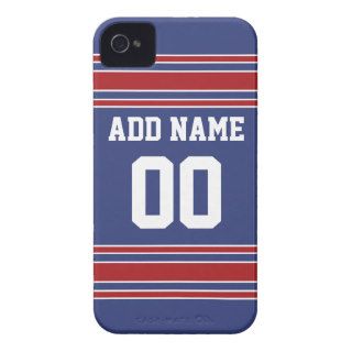 Team Jersey with Custom Name and Number iPhone 4 Case Mate Cases