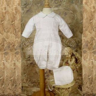 Baby Boys Cute White Smocked Christening Baptism Outfit Set 3 24M Little Things Mean A Lot Clothing
