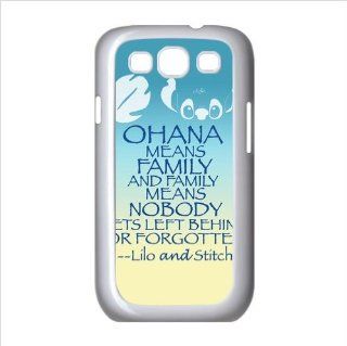 Nice FashionCaseOutlet Ohana Means Family Lilo and Stitch Samsung Galaxy S3 i9300 Case Cell Phones & Accessories