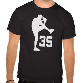 Baseball Player Uniform Number 35 Gift T Shirts