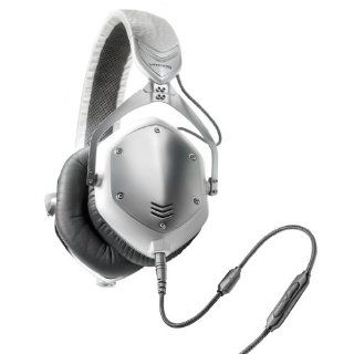 V MODA Crossfade M 100 Over Ear Noise Isolating Metal Headphone (White Silver) Electronics