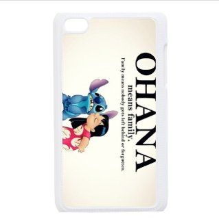 FashionCaseOutlet Ohana Means Family Lilo and Stitch Cases Accessories for Apple iPod Touch iTouch 4th   Players & Accessories