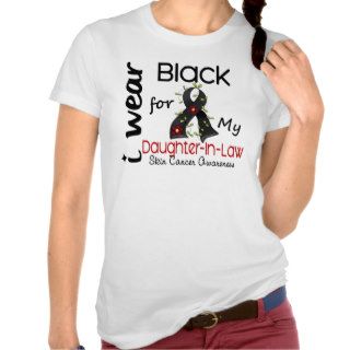 Skin Cancer I Wear Black For My Daughter In Law 43 Tshirts
