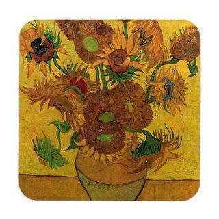 Vincent van Gogh sunflowers Coaster