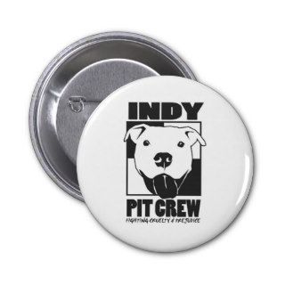 Indy Pit Crew official logo Pinback Buttons